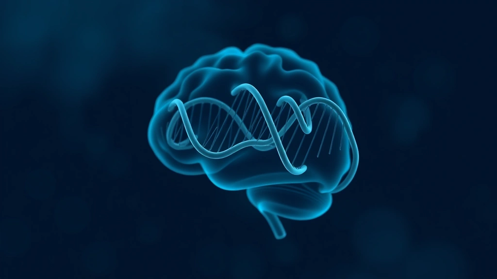 Illustration of 3D genome reorganization in Alzheimer's brain cells