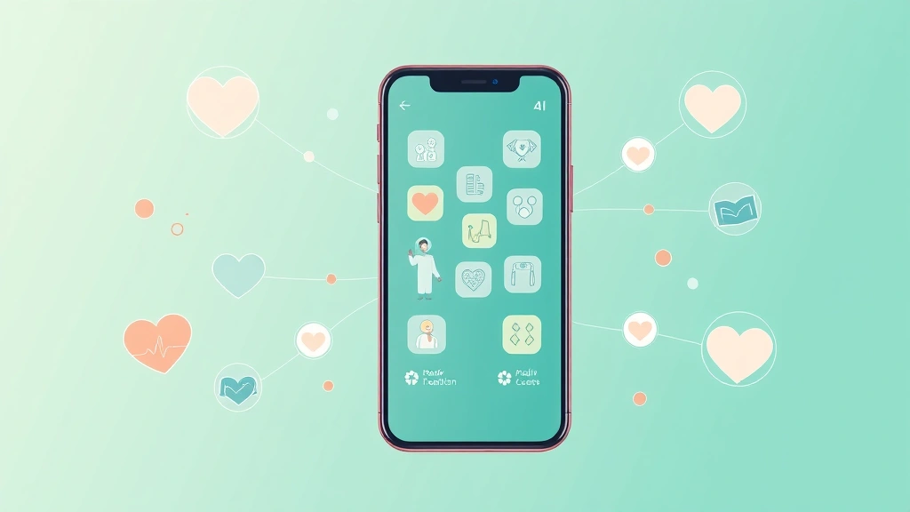 Conceptual illustration of an AI-powered family primary-care app