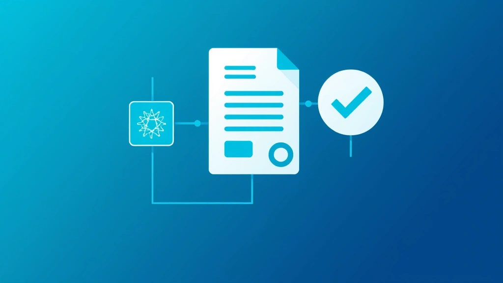 Conceptual illustration of AI automating an approval workflow