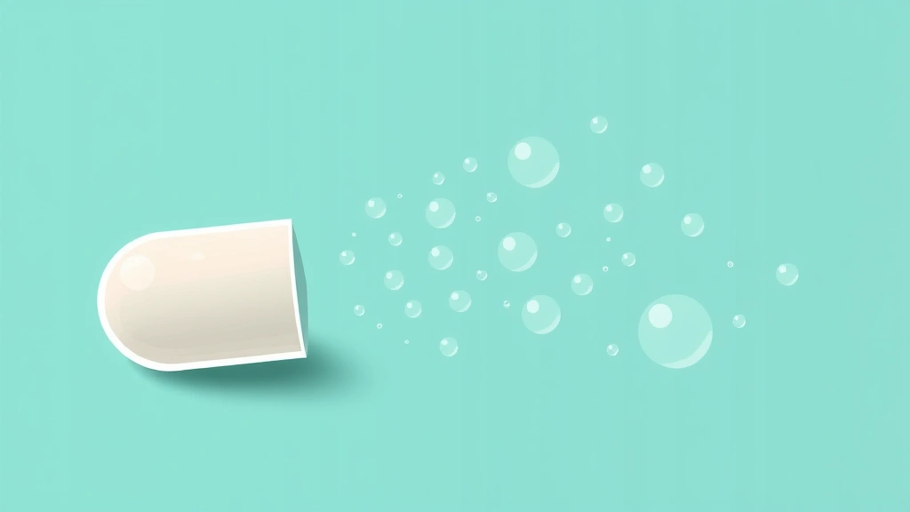 Conceptual illustration of a dissolving sublingual tablet